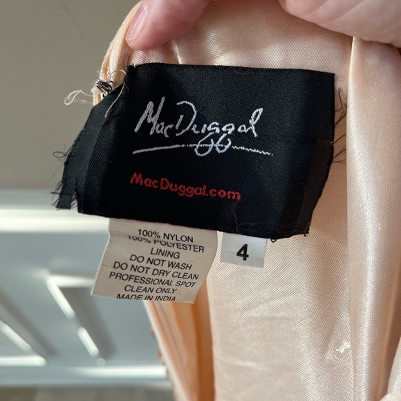 Mac Duggal Sequin High Slit Gown - Picture 14 of 16